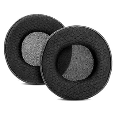 Imagem de ACCOUTA Almofadas de substituição respiráveis compatíveis com JVC HARX300 HA RX300 Fones de ouvido com couro de proteína mais macio respirável e espuma viscoelástica