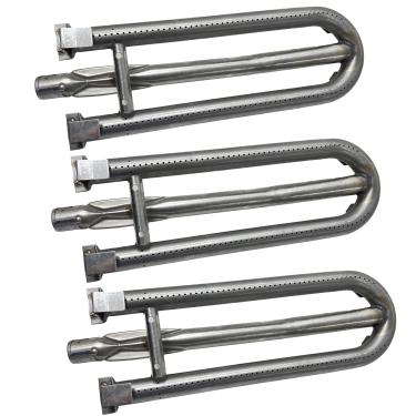 Imagem de Direct Store Peças DA109 (pacote com 3) Peças de reposição de aço inoxidável para churrasqueira Brinkmann/Charmglow 810-8905-S e DCS, pacote com 3 acessórios para tubos de grelha