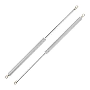 Imagem de Motoforti Suportes de elevação universais Struts Window Toolbox Molas a gás 20 polegadas/500 mm 45.4 kg/445N/45kg Tom prateado 2 peças