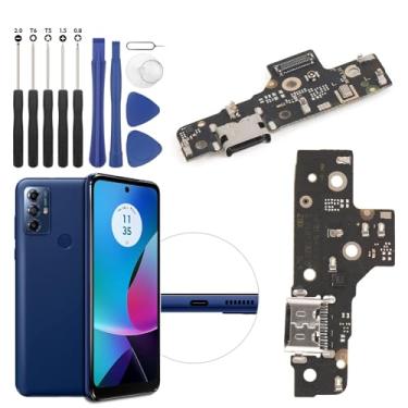 Imagem de Substituição para Motorola Moto G Play 2023 Conector Dock de porta de carregamento para Moto G Play 2023 XT2271XT2271-5 Placa de carregamento USB de substituição Acessórios de montagem de cabo