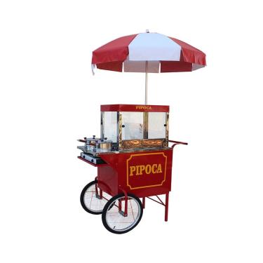 Imagem de Carrinho De Pipoca Doce E Salgada Com Fogão Elétrico Mod 4047