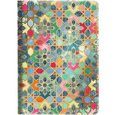 Imagem de DuraSafe Cases Capa flip impressa para iPad Mini 6 Gen 2021 de 8,3 polegadas [Mini 6ª] A2567 A2568 A2569 MK893LL/A MK8E3LL/A MK8C3LL/A Smart Auto Sleep/Wake com ângulo de visão ajustável, suporte