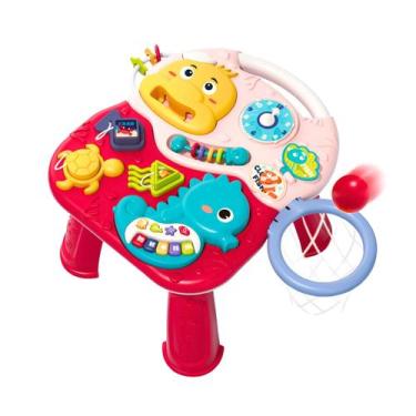 Imagem de Mesinha de Atividades Infantil Educativa Ocean Red Maxi Baby