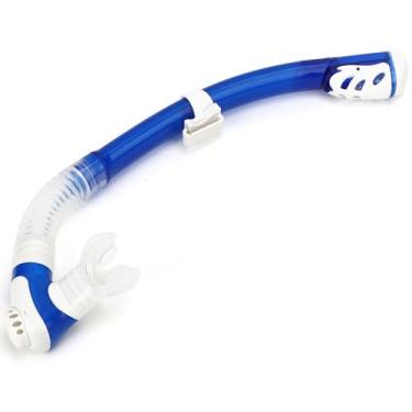 Imagem de Tubo de Respiração de Mergulho, Tubo de Respiração de Snorkel de Mergulho Todos Os Equipamentos de Mergulho Frontal Seco Suprimentos de Treinamento de Natação para Treinamento de