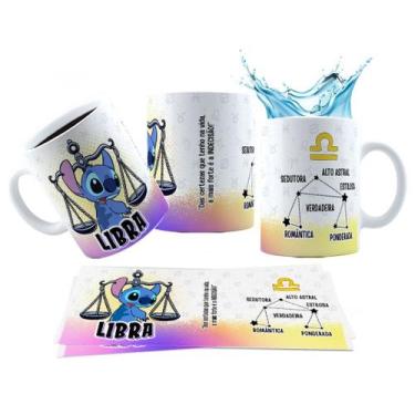 Imagem de Caneca 325ml Stitch Signos - LARANJA E MIMOS