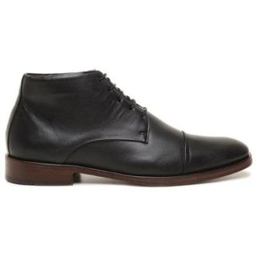 Imagem de Bota Social Masculina Preta Em Couro 094060-Masculino
