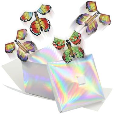 Imagem de WUEURU Caixa de presente de explosão de borboleta para aniversários, casamento, dia das mães, aniversários, presente de aniversário surpresa explosiva DIY para aniversários