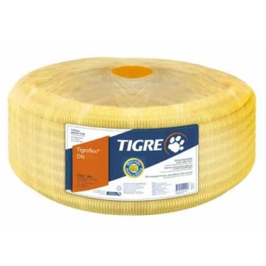 Imagem de Eletroduto Amarelo Conrrugado 3/4 Am 50m 25mm Tigreflex