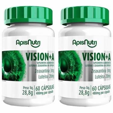 Imagem de Kit 2x Vision+A Zeaxantina e Luteína 60 Cápsulas - Apisnutri