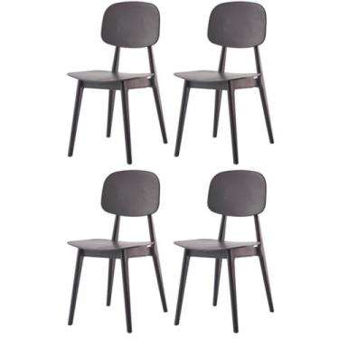 Imagem de Kit 4 Cadeiras Vegas Com Estrutura Em Polipropileno Fratini, Preto