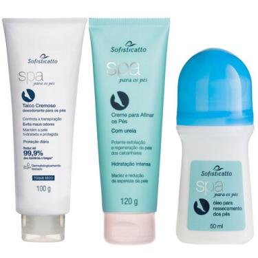 Imagem de Kit Hidratação de Pé Creme Desodorante Tira Ressecado Chule - Sofistic