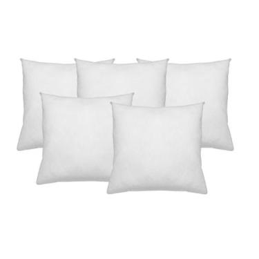 Imagem de Kit C/ 5 Refil Para Enchimento De Almofada 40x40 Cm Silicone - Happy L