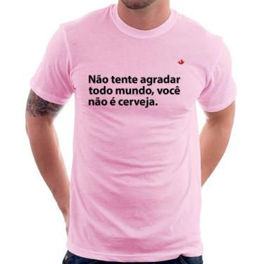 Imagem de Camiseta Você não é cerveja - Foca na Moda, Rosa bebê, GG