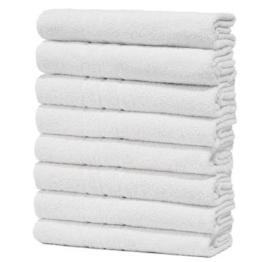 Imagem de Kit Com 8 Toalhas De Banho Para Hotel - Profissional Prata - Central T