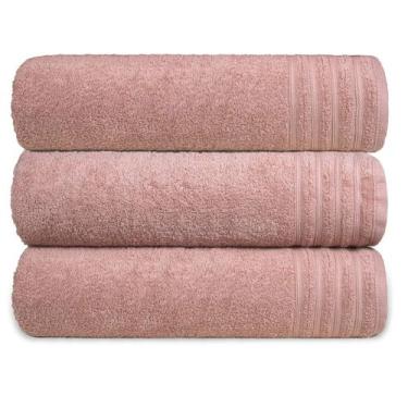 Imagem de Kit 3 Toalha Gigante Banhão Fio Penteado 100% Algodão Twist - Central 