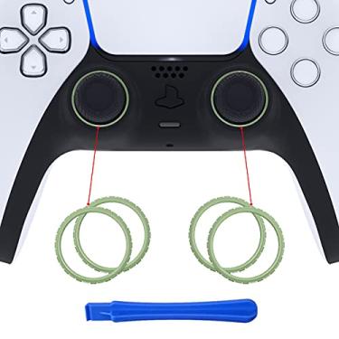 Imagem de eXtremeRate Acessórios de substituição Matcha Green para controle PS5, anéis de destaque para controle Playstation 5 – controle não incluído