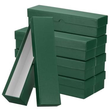 Imagem de PATIKIL Caixa de armazenamento de moedas, papelão para colecionadores, verde, 8 peças