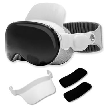 Imagem de Macally Apple Head Strap - Easy Clip On Support - Reduces Face Strain & Red Marks - Fits in Carry Case - Pressure Relief Apple Vision Pro Accessories