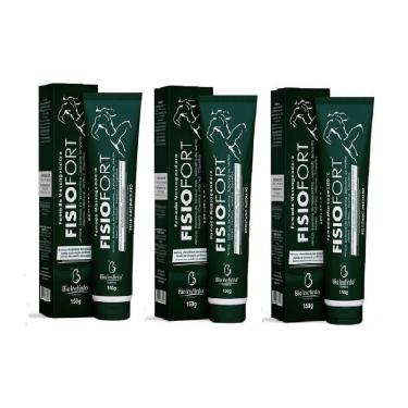 Imagem de Kit Com 3 Pomada Fisiofort Massageadora Bio Instinto 150G