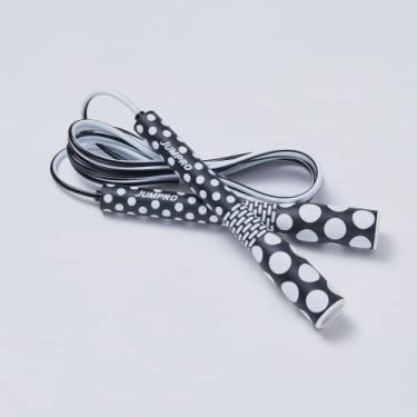 Imagem de Corda de exercício físico para homens e mulheres – Corda de pular leve ajustável, livre de emaranhados, excelente controle de linha para cardio boxe, crossfit, exercícios de treinamento para todas as