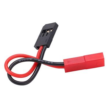 Imagem de JST fêmea para Jr Futaba Cabo macho de alta qualidade Fio de silicone Conexão forte Proteção de curto -circuito para aeronaves de carro RC Modelo de plástico de silicone 96mm 20awg