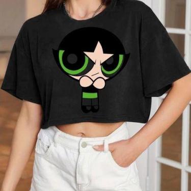 Imagem de Cropped Feminino Academia 100% Agodão Meninas Superpoderosas - loja di