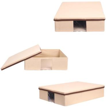 Imagem de caixa para botas multiuso visor e tampa grande organização - L 37cm x 
