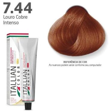 Imagem de Coloração Itallian Color Professional  60g  Tons De Cobre - Itallian H