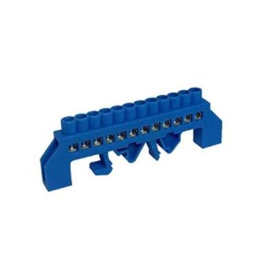 Imagem de Barramento neutro com 12 bornes 80a para trilho din - Sibratec