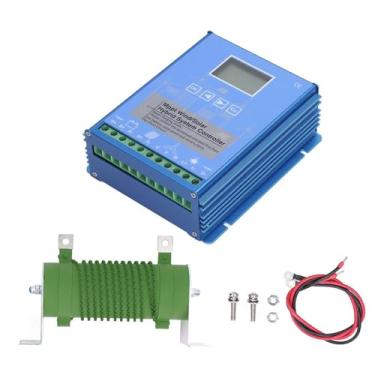 Imagem de 12V,Controlador de Carga Híbrido Eólico Solar Melhorado 2000W, Controlador de Luz de Rua Híbrido Eólico Solar MPPT para Pequenos Dispositivos com Aerogeradores e Painéis Solares