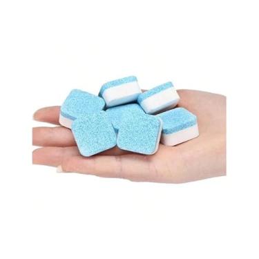 Imagem de KIT 12 Pastilhas para Limpeza de Máquinas de Lavar Roupas Efervescentes Multifuncional