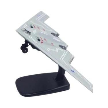 Imagem de Avião De Brinquedo De Liga Metálica Com Som E Luz, Modelo Fundido, Com