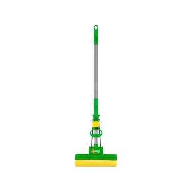 Imagem de Mop Sek+ Bettanin com Cabo Retrátil Verde e Amarelo Brilhus, Verde e A