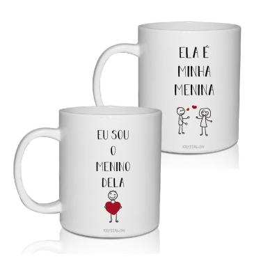 Imagem de Kit 2 Canecas Acrílico - Casal - Para Dia Dos Namorados