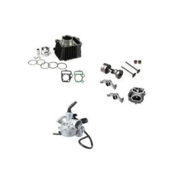 Imagem de Kit Cilindro Cabeçote 90cc Carburador Shineray Jet 50 - TMP