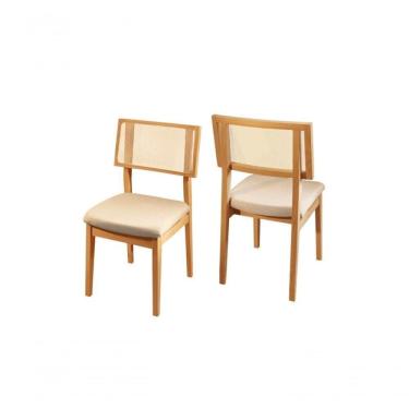 Imagem de Cadeiras Em Madeira Maciça Com Telinha - Berlim Star Móveis