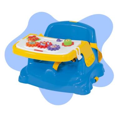 Imagem de Cadeira Didática para Bebês com Bandeja Removível e Central de Atividades Com Cinto de Segurança Suporta até 25kg