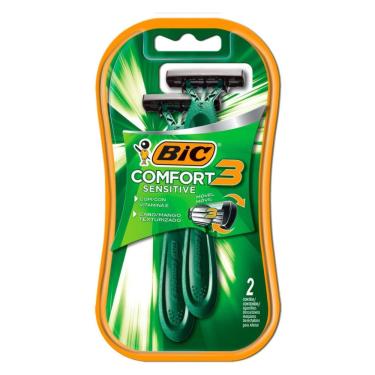 Imagem de Aparelho de Barbear Bic Comfort 3 Sensitive 2 Unidades