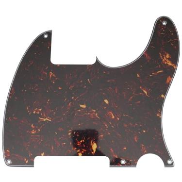 Imagem de Musiclily 5 Furos Escudo Guitarra Pickguard para Fender EUA/Mexicanao Telecaster Esquire,4 Camadas Tortoise Shell