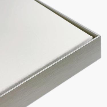 Imagem de Akfado Moldura de tela para pinturas a óleo 61 x 76 cm, moldura flutuante de metal para arte de parede vintage abstrata moderna, moldura de pintura para biblioteca de exposições, cafeteria, decoração