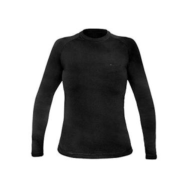 Imagem de Curtlo Thermosense Camiseta de Manga Longa Segunda Pele, Feminino, Preto, M