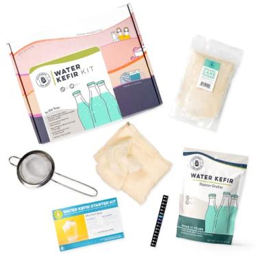 Imagem de Cultures For Health Kit Inicial de Kefir de Água | Cultura Inicial de Kefir Fácil de Manter | Bulgaros de Leche Vivos | Reutilizável Sem Perda de Nutrientes | Natural, Sem Ogm, Sem Glúten | Alternativ