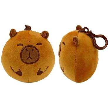 Imagem de Chaveiro em Pelúcia Capivara Redonda R3690 - BBR Toys - BBR IMPORT