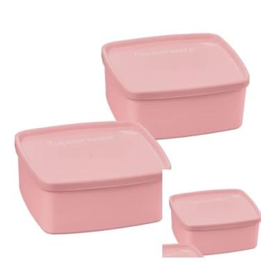 Imagem de kit 03 Jeitosinhos T U P P E R W A R E = 400 ml cd (rosa)