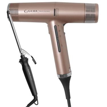 Imagem de Kit Secador iQ3 Rose Gold e Modelador Salon Curl 9mm
