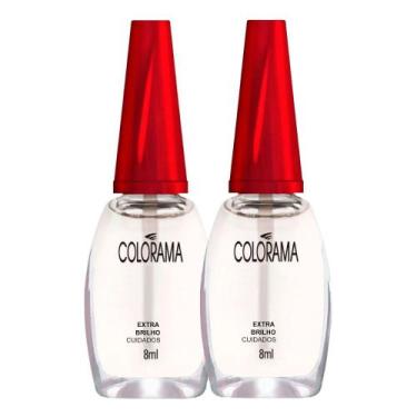 Imagem de Kit 2 Esmalte Colorama Cuidados Extra Brilho com 8ml
