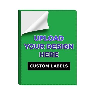 Imagem de Etiquetas: S, impressão superfina, cor de néon brilhante personalizada, 3x5cm