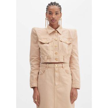 Imagem de Jaqueta Sarja Trucker Com Ombreira Lança Perfume-Feminino