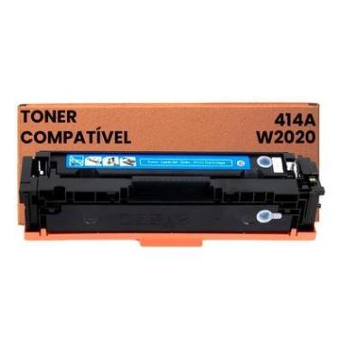 Imagem de Toner Hp W2021a Cf414a Ciano Compatível M454 M479 | Com Chip