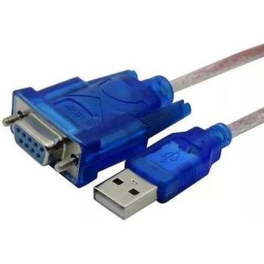 Imagem de Cabo 9 Pinos Serial Db9 Fêmea Para Atualização Via USB
